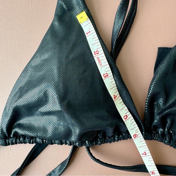 Swimwear two-piece black size M TOUCHE BALNEAIRE  VGUC - Picture 10 of 11